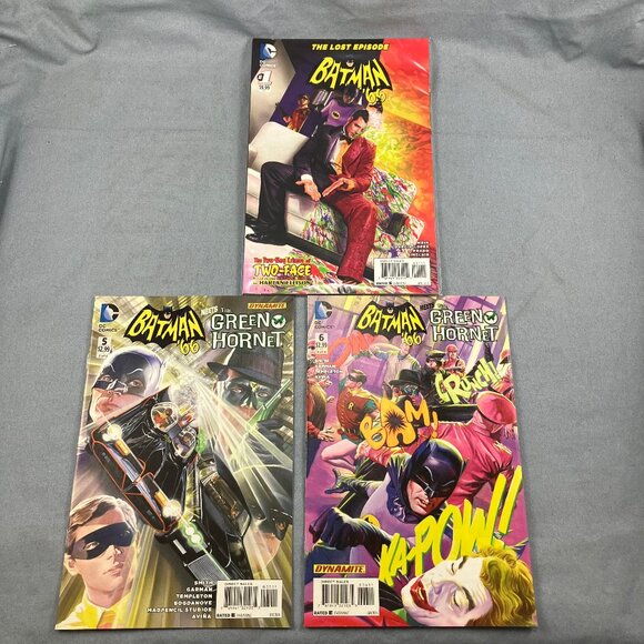 Batman '66 DC Comic Book Lot of 6 Asst Issues 2014+ Lost Episode Green Hornet - Picture 2 of 3